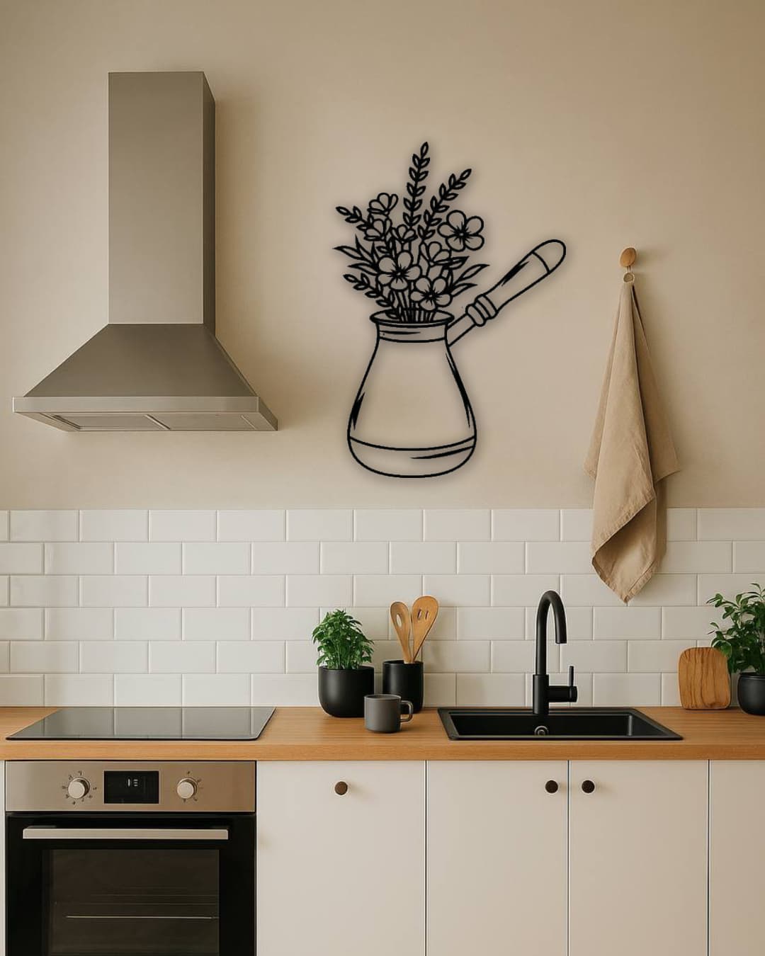 Джезва з квітами